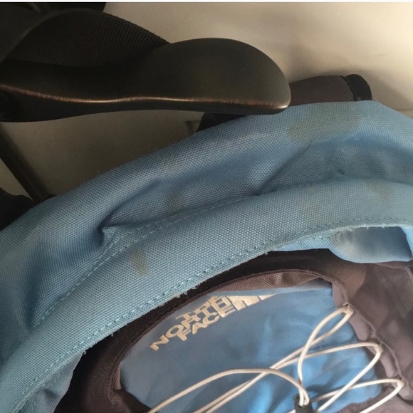 NORTHFACE JESTER BLUE GRAY BACKPACK - Picture 4 of 5